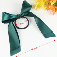 Fabric Rope Bowknot Hair Ties Bow Elastic Hair Band Girl Hair Accessories